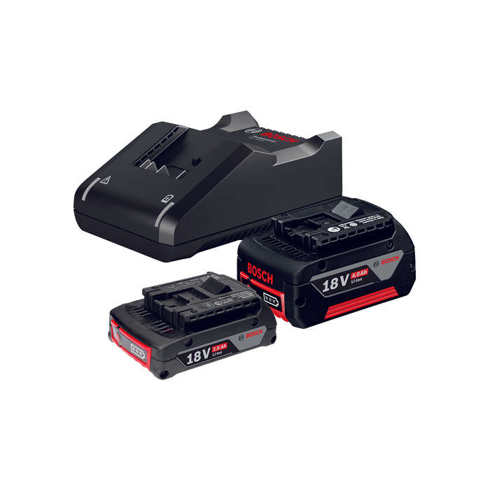 Bosch - Battery Starter Kit 1 X18V 4.0Ah, 1 X 18V 2.0Ah &amp; 1 X GAL18V-40