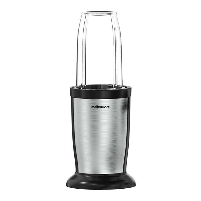 Mellerware Personal Blender With Pulse Function Stainless Steel Black 800W