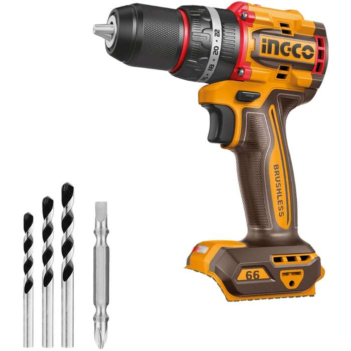 Ingco - Brushless Compact Impact Drill 66NM