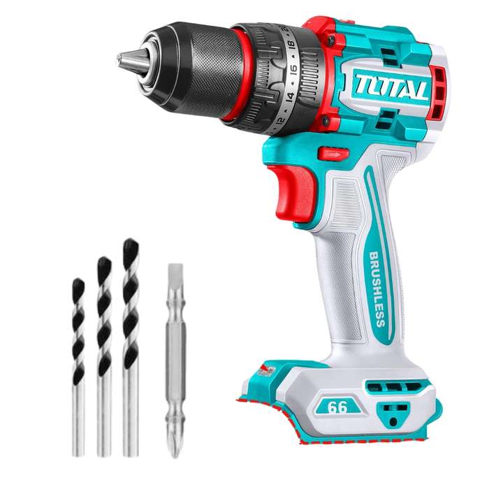 Total - Brushless Compact Impact Drill 66NM - Unit only