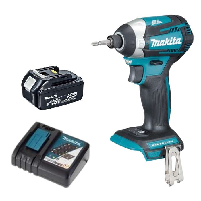 Makita - Cordless Impact Driver (DTD154Z) with 3.0Ah Battery and Charger