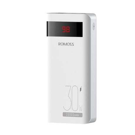 Romoss Sense 6PS Pro 20000mAh 30W Fast Charge Power Bank