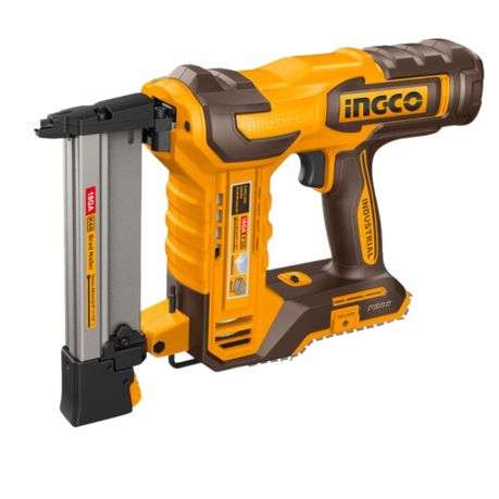 Ingco - Cordless Lithium-Ion Crown Stapler Nailer (20V) - Unit Only