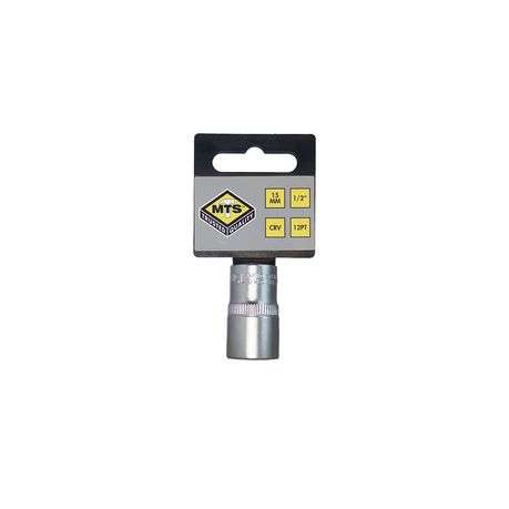 MTS - Socket 1/2" Bi Hex CRV - 15mm