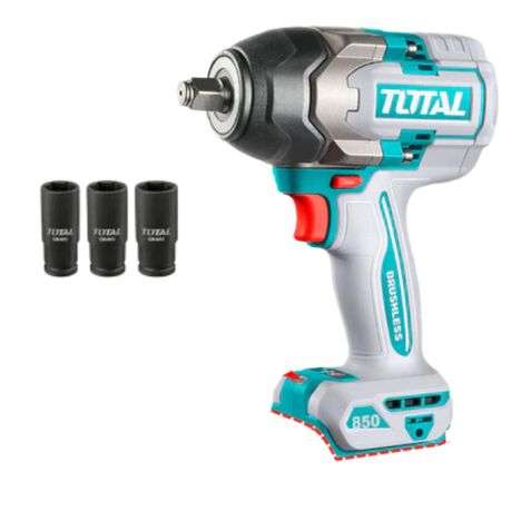 Total - Cordless Impact Wrench - 850N.m - Machine only