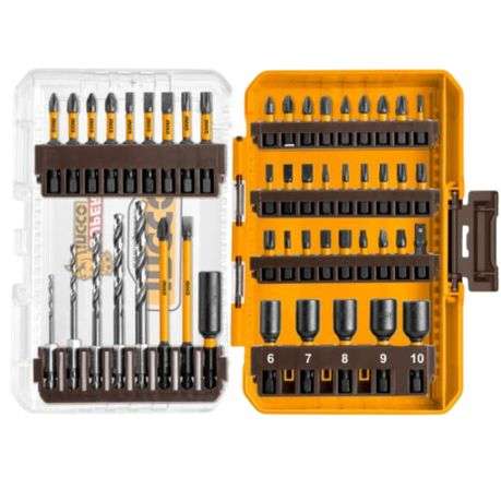 Ingco - Impact Screwdriver Bit Set - 49 Pieces