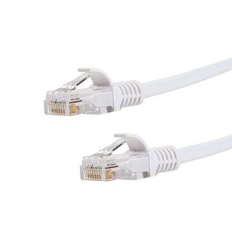 Gizzu Cat6 UTP Fly Lead Ethernet Network Cable 3m - White