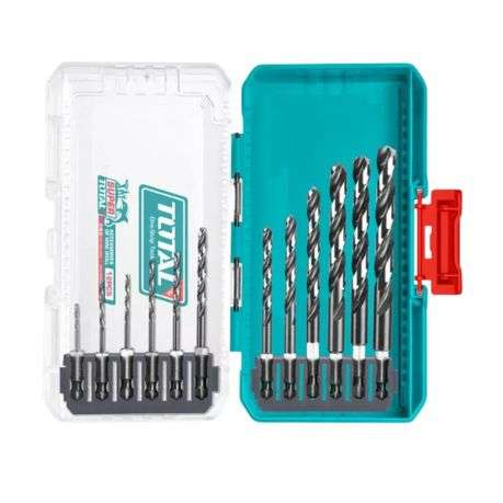 Total Tools - HSS Drill Bits Set 12 piece