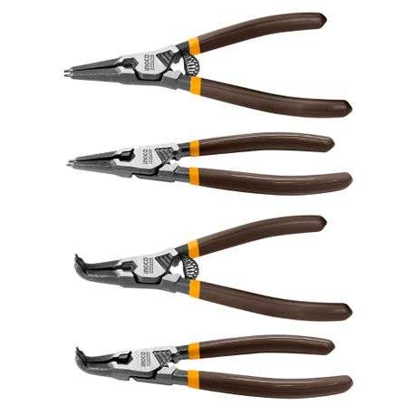 Ingco - Circlip Pliers Set 180mm - 4 piece