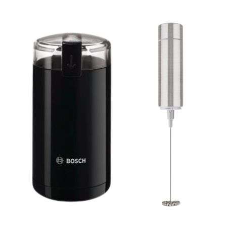 Bosch - Electric Coffee Grinder with Milk Frother