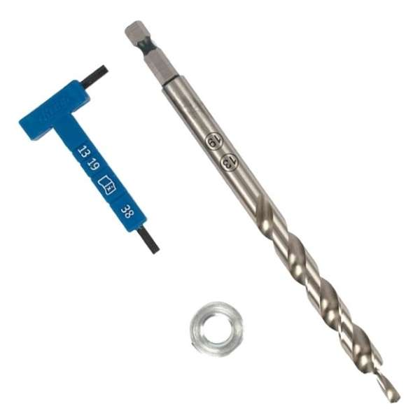 Kreg - Micro-Pocket Drill Bit w/Stop Collar &amp; Hex Wrench