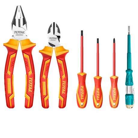Total Tools - Insulated Hand Tools Set - 6pcs