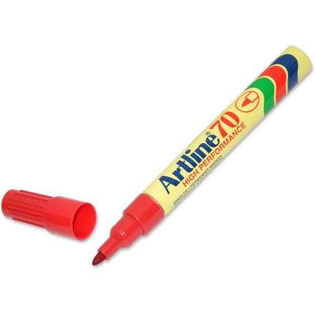 Artline - EK 70 Bullet Point Permanent Marker 1.5mm - Red