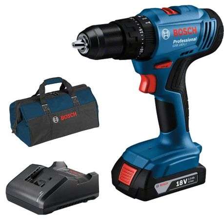 Bosch - Impact Drill/Driver GSB183-LI with Toolbag, 2Ah Battery &amp; Charger