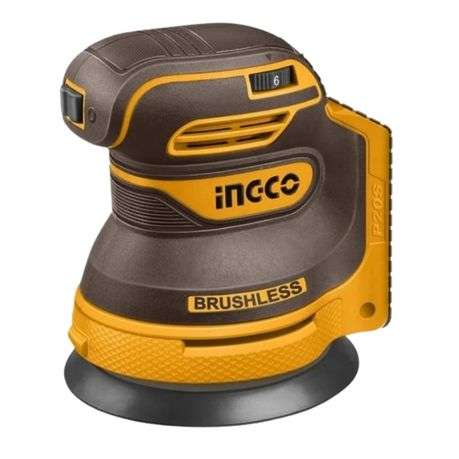 Ingco - Lithium-Ion Cordless Random Orbit Sander (20V) - Unit Only