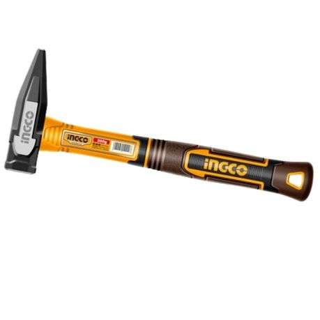 Ingco - Machinist Hammer with Drop-Forged Type Head &amp; Fiberglass Handle