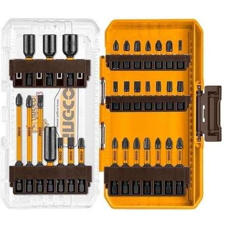 Ingco - Impact Screwdriver Bits Set - 31Pieces