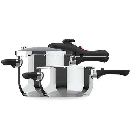 Pressure Cooker Stainless Steel 4L+6L Set "Rapid Moments"