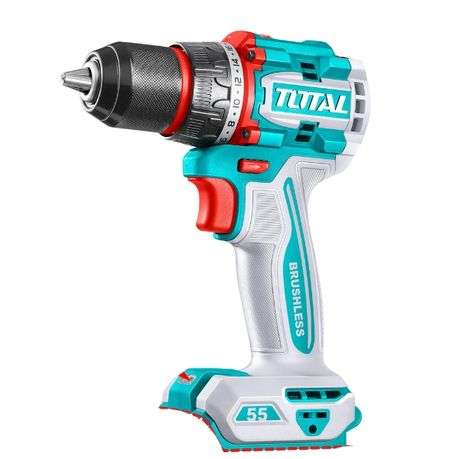 Total Tools - Compact Brushless Cordless Drill 55Nm - Unit Only