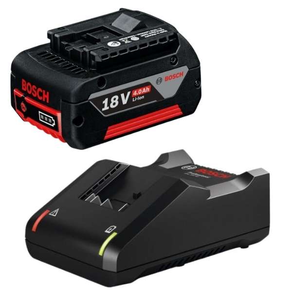 Bosch - Charger (GAL 18V-40) and Battery - 4.0Ah (GBA - 18V) - Combo Kit