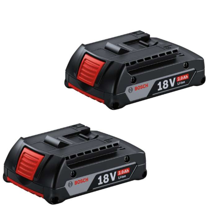 Bosch - Professional (18V) - 2.0 Ah Batteries - Pack of 2