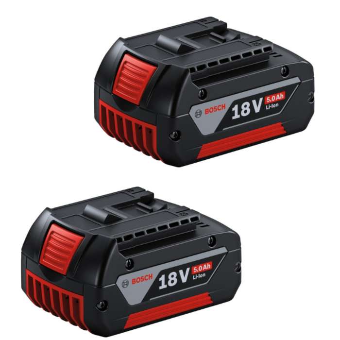 Bosch - Professional 5.0Ah) Batteries - Pack of 2