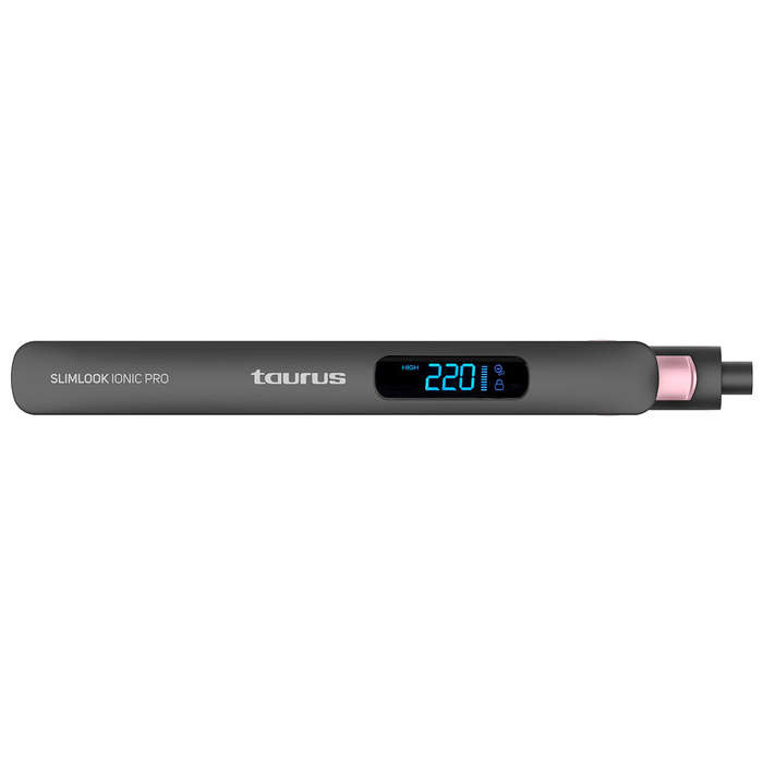 Taurus 220W Digital Hair Straightener Ceramic Black "Slimlook Ionic Pro"