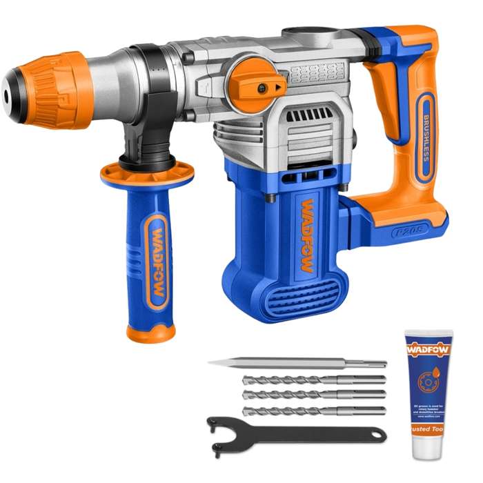 Wadfow - Cordless Brushless Rotary Hammer Drill (20V) - Tool Only