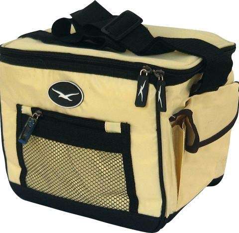 Seagull - 12 Can Nylon Cooler Bag - Brown