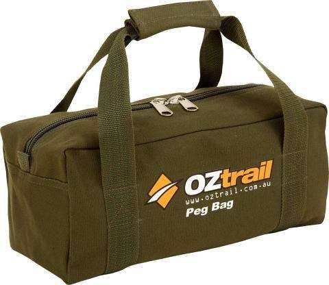 OZtrail - Canvas Peg Bag - Green