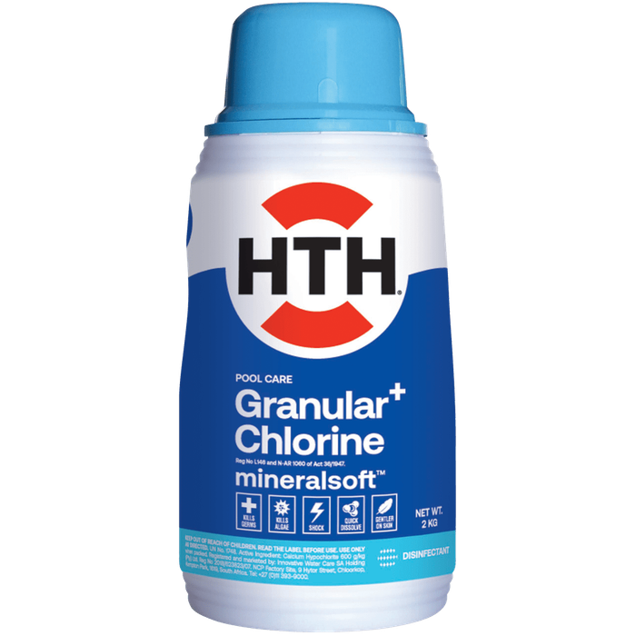 HTH - Granular Pool Chlorine Bottle - 2kg