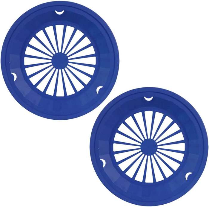 Reusable Plastic Paper Plate Holders - Set Of 12