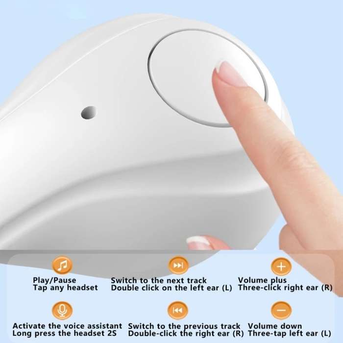 AIR8 Clip Ear TWS With Digital Display Charging Bin Wireless Bluetooth Earphones Earbuds K56