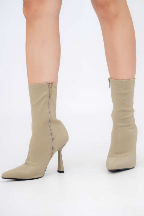 ZARA High Heel Sock Ankle Boots
