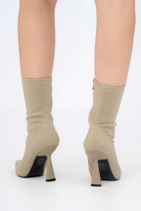 ZARA High Heel Sock Ankle Boots