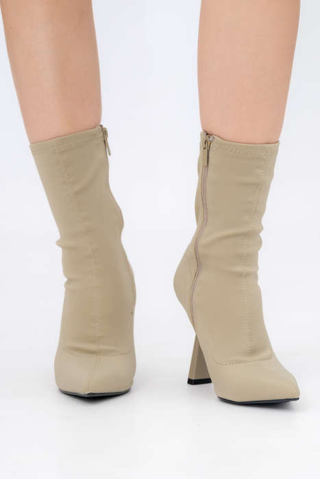 ZARA High Heel Sock Ankle Boots