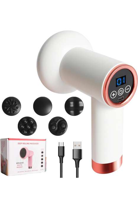 Lite Deep Rolling Massager Gun For A Shiatsu Cellulite Massage