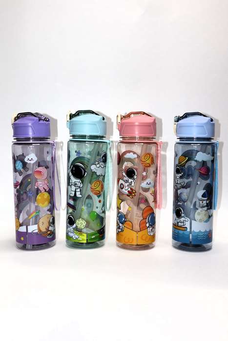 Motivational Space Water Bottle 650ml