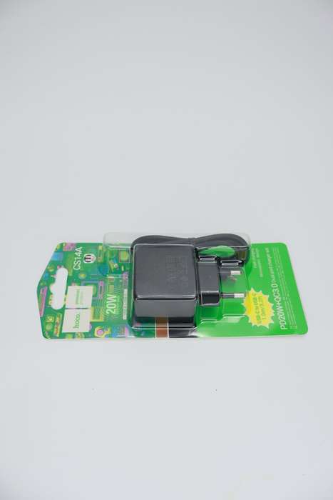 HOCO CS14A Dual Ports PD 20W USB-C / Type-C + QC 3.0 USB With Type C To Type C Cable 1m