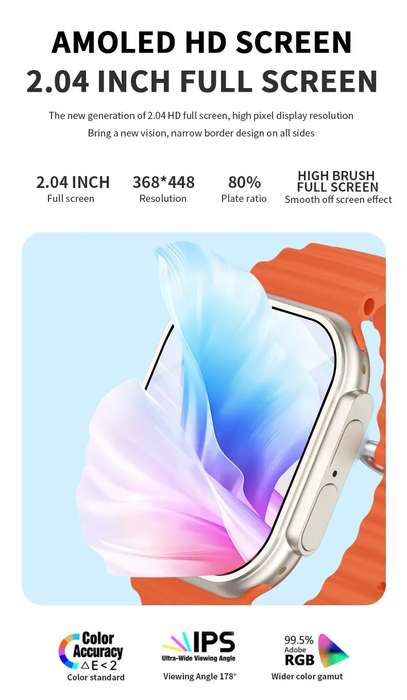 The Phone Premium S9 Android Ultra Smart Watch With 4G SIM With Video Calling Black