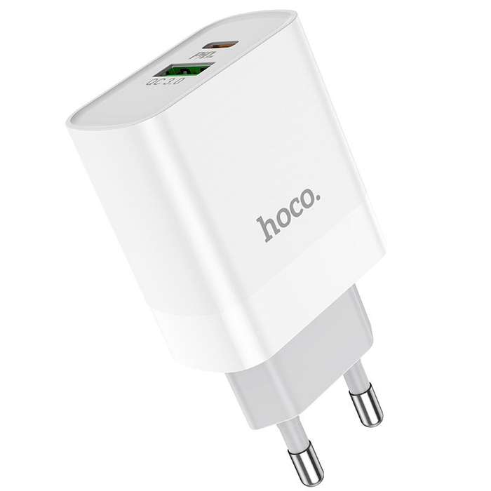 HOCO Dual Port Charger PD20W Type C & USB