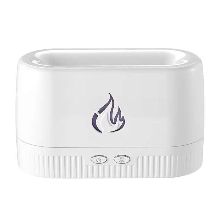 Crystal Salt Stone Flame Aroma Diffuser