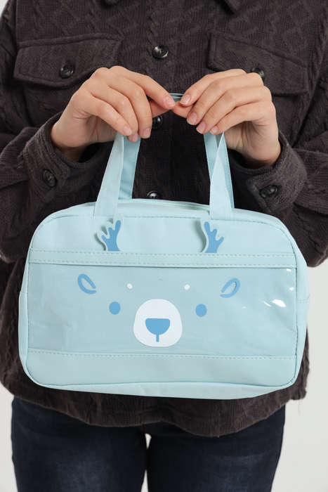 Senza FunBlast Lunch Bag Rectangle Shaped Multi-Purpose Insulated Travel Lunch Bag For Kids &amp;...