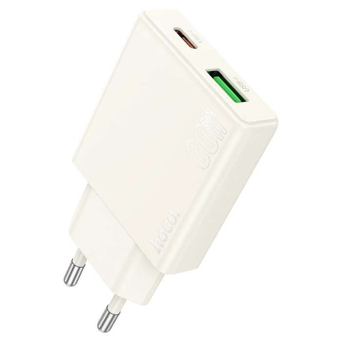 HOCO N45 Dual Port Wall Charger Plug PD 30W