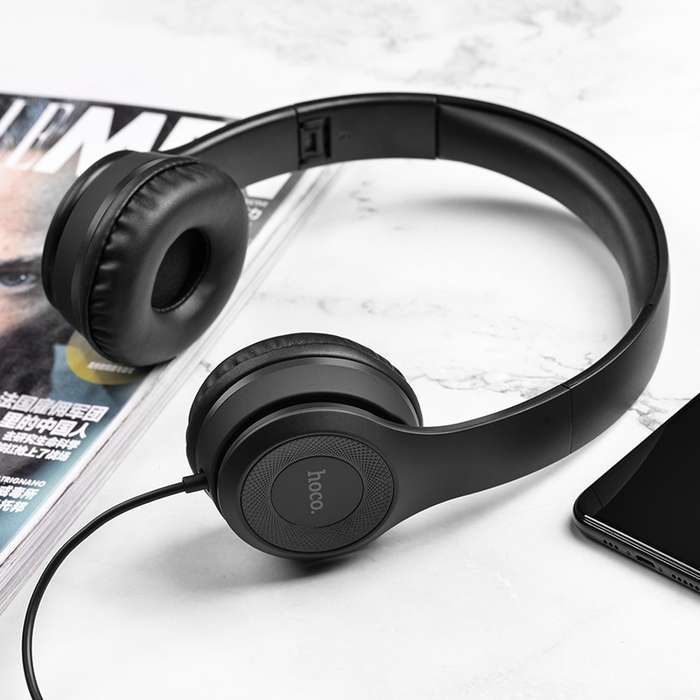 HOCO W21 Wired Headphones  Graceful Charm Headset With Mic