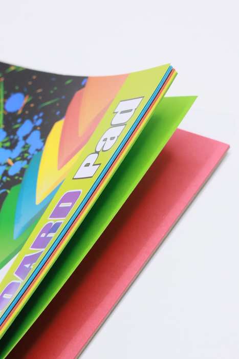 Butterfly A4 Bright Paper Board Pad 20 Pages