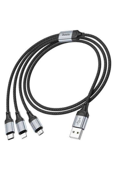 HOCO X102 Fresh 3-in 1 Charging Cable USB to iPhone - Micro-USB - Type-C