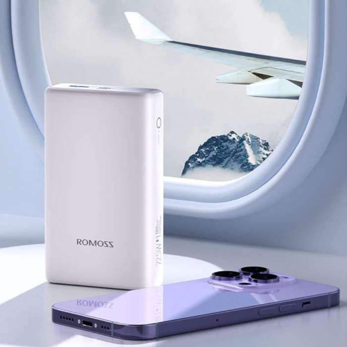 Romoss PAC10 10000mAh 20W Fast Charge Power Bank &#x2013; White