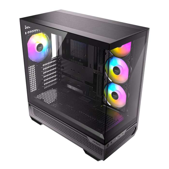 Antec C7 ARGB E-ATX Mid Tower Gaming Chassis &#x2013; Black