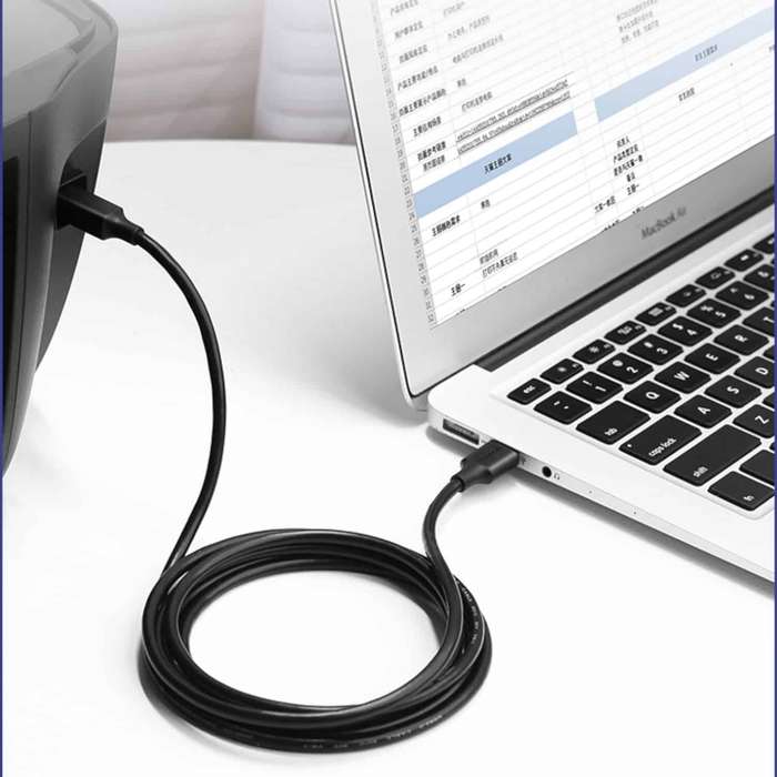 UGREEN US135 USB 2.0 to USB-B Printer Cable, 480Mbps - 3m